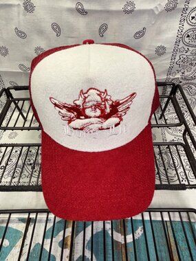 NEW Boys Lie Podcast Miss Mayhem Fuzzy OSFM Trucker Hat Red